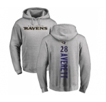 NFL Nike Baltimore Ravens #28 Anthony Averett Ash Backer Pullover Hoodie
