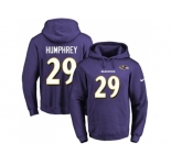 Nike Baltimore Ravens #29 Marlon Humphrey Purple Name & Number Pullover NFL Hoodi