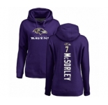 Football Women's Baltimore Ravens #7 Trace McSorley Purple Backer Pullover Hoodie