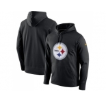 Men Pittsburgh Steelers Nike Black Circuit Logo Essential Performance Hoodie