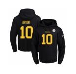 Nike Pittsburgh Steelers #10 Martavis Bryant Black(Gold No.) Name & Number Pullover NFL Hoodie