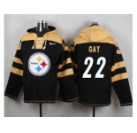 Nike Pittsburgh Steelers #22 William Gay Black Player Pullover NFL Hoodie
