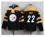 Nike Pittsburgh Steelers #22 William Gay Black Player Pullover NFL Hoodie