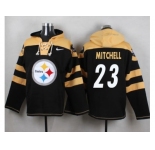Nike Pittsburgh Steelers #23 Mike Mitchell Black Player Pullover NFL Hoodie