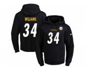Nike Pittsburgh Steelers #34 DeAngelo Williams Black Name & Number Pullover NFL Hoodie