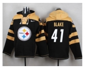Nike Pittsburgh Steelers #41 Antwon Blake Black Player Pullover NFL Hoodie