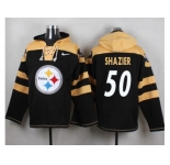 Nike Pittsburgh Steelers #50 Ryan Shazier Black Player Pullover NFL Hoodie