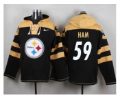 Nike Pittsburgh Steelers #59 Jack Ham Black Player Pullover NFL Hoodie