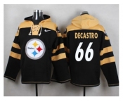 Nike Pittsburgh Steelers #66 David DeCastro Black Player Pullover NFL Hoodie