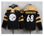 Nike Pittsburgh Steelers #68 L.C. Greenwood Black Player Pullover NFL Hoodie