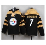 Nike Pittsburgh Steelers #7 Ben Roethlisberger Black Player Pullover NFL Hoodie