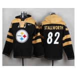 Nike Pittsburgh Steelers #82 John Stallworth Black Player Pullover NFL Hoodie