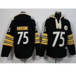 Pittsburgh Steelers #75 Joe Greene Black Player Winning Method Pullover NFL Hoodie