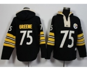 Pittsburgh Steelers #75 Joe Greene Black Player Winning Method Pullover NFL Hoodie
