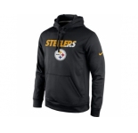 Pittsburgh Steelers Nike Black Kick Off Staff Performance Pullover Hoodie
