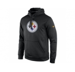 Pittsburgh Steelers Nike Black Practice Performance Pullover Hoodie