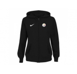 Women Pittsburgh Steelers Stadium Rally Full Zip Hoodie Black