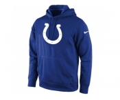 Indianapolis Colts Nike Royal Blue KO Logo Essential Hoodie