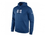 Indianapolis Colts Nike Royal Blue KO Speed Wordmark Performance Hoodie