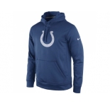 Indianapolis Colts Nike Royal Practice Performance Pullover Hoodie