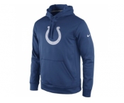 Indianapolis Colts Nike Royal Practice Performance Pullover Hoodie