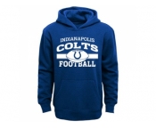 Indianapolis Colts Royal Blue Long Pass Pullover Hoodie