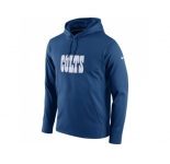 Men Indianapolis Colts Nike Royal Circuit Wordmark Essential Performance Pullover Hoodie