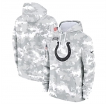 Men's Indianapolis Colts 2024 Arctic Camo Salute To Service Club Fleece Pullover Hoodie