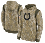 Men's Indianapolis Colts Nike Camo 2021 Salute To Service Therma Performance Pullover Hoodie
