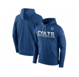 Men's Indianapolis Colts Nike Royal Sideline Circuit Pullover Performance Hoodie