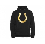 Men's Indianapolis Colts Pro Line Black Gold Collection Pullover Hoodie