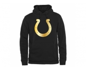 Men's Indianapolis Colts Pro Line Black Gold Collection Pullover Hoodie