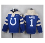 Nike Indianapolis Colts #1 Pat McAfee Royal Blue Player Pullover NFL Hoodie
