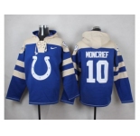 Nike Indianapolis Colts #10 Donte Moncrief Royal Blue Player Pullover NFL Hoodie