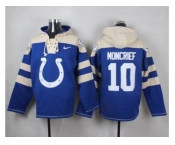 Nike Indianapolis Colts #10 Donte Moncrief Royal Blue Player Pullover NFL Hoodie