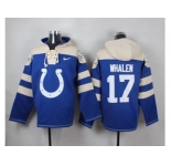 Nike Indianapolis Colts #17 Griff Whalen Royal Blue Player Pullover NFL Hoodie