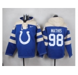 Nike Indianapolis Colts #98 Robert Mathis Royal Blue Player Pullover NFL Hoodie