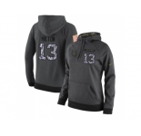 NFL Women's Nike Indianapolis Colts #13 T.Y. Hilton Stitched Black Anthracite Salute to Service Player Performance Hoodie