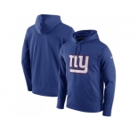 Men New York Giants Nike Royal Circuit Logo Essential Performance Hoodie