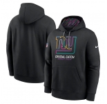 Men's New York Giants Black 2024 Crucial Catch Club Pullover Hoodie