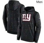 Men's New York Giants Nike Charcoal 2021 NFL Crucial Catch Therma Pullover Hoodie