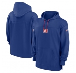 Men's New York Giants Royal Performance Pullover Hoodie