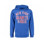 New York Giants Royal End Around Pullover Hoodie