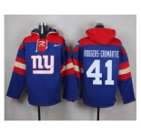 Nike New York Giants #41 Dominique Rodgers-Cromartie Royal Blue Player Pullover NFL Hoodie