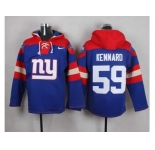 Nike New York Giants #59 Devon Kennard Royal Blue Player Pullover NFL Hoodie
