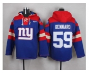 Nike New York Giants #59 Devon Kennard Royal Blue Player Pullover NFL Hoodie