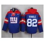 Nike New York Giants #82 Rueben Randle Royal Blue Player Pullover NFL Hoodie