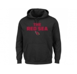 Arizona Cardinals Majestic Black Hot Phrase Pullover Hoodie