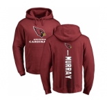 Football Arizona Cardinals #1 Kyler Murray Maroon Backer Pullover Hoodie