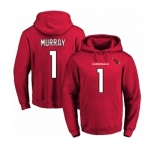 Football Men's Arizona Cardinals #1 Kyler Murray Red Name & Number Pullover Hoodie